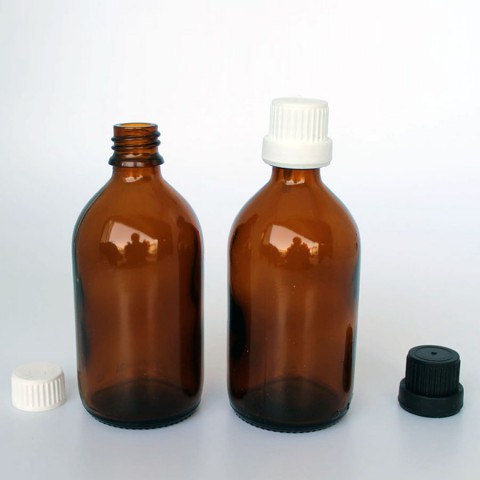 FMK-100 * 100 ml Kahverengi Medikal Şişe