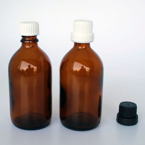 FMK-100 * 100 ml Kahverengi Medikal Şişe