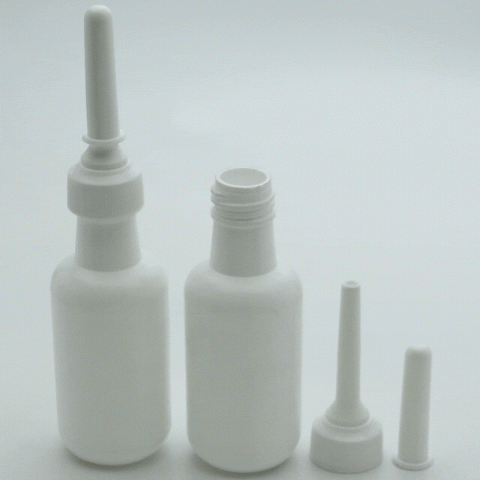 FMPİ-60 * 60 ml Beyaz Plastik Uzun Burunlu Damlalıklı Şişe
