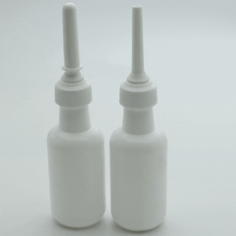 FMPİ-60 * 60 ml Beyaz Plastik Uzun Burunlu Damlalıklı Şişe