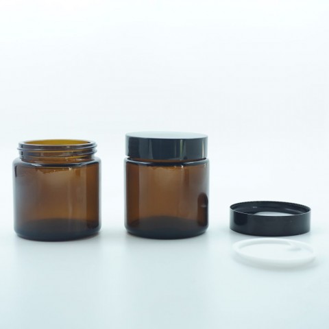 FNGA-100 * 100 ml Cam Amber Krem Kavanoz FNGA-100 * 100 ml Cam Amber Krem Kavanoz