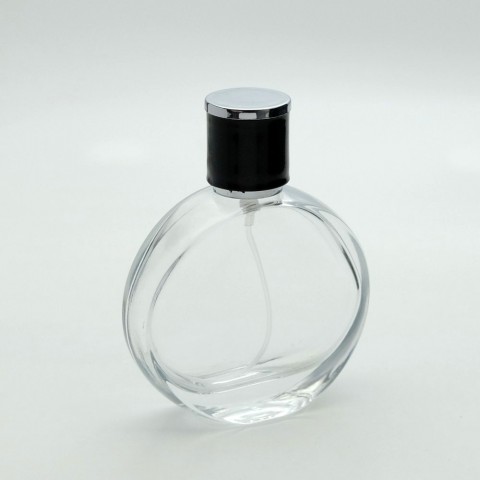 FO-50 * 50 ML Şeffaf Oval Cehanel Model Parfüm Şişe