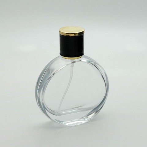FO-50 * 50 ML Şeffaf Oval Cehanel Model Parfüm Şişe