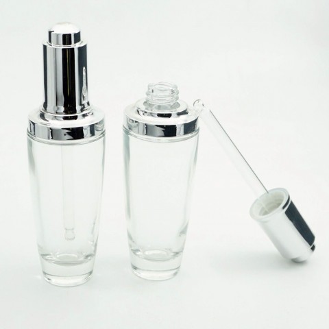 FOKD-40 * 35 ml Özel Kromajlı Damlalıklı Şişe