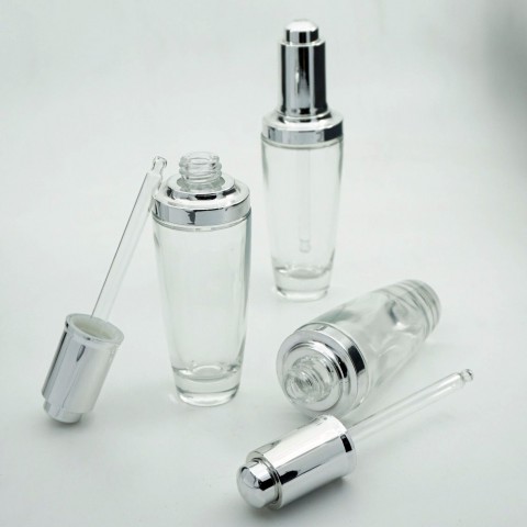 FOKD-40 * 35 ml Özel Kromajlı Damlalıklı Şişe FOKD-40 * 35 ml Özel Kromajlı Damlalıklı Şişe