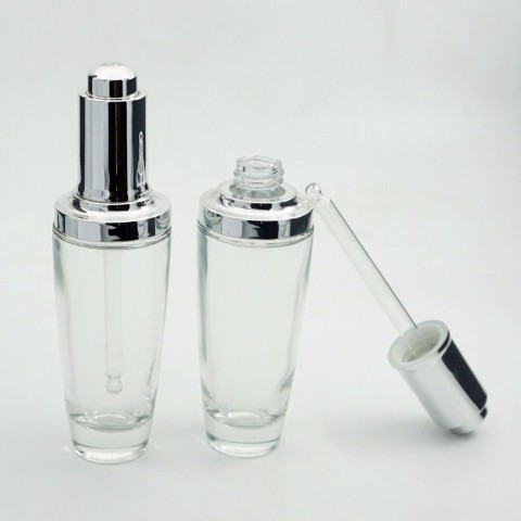 FOKD-40 * 35 ml Özel Kromajlı Damlalıklı Şişe FOKD-40 * 35 ml Özel Kromajlı Damlalıklı Şişe