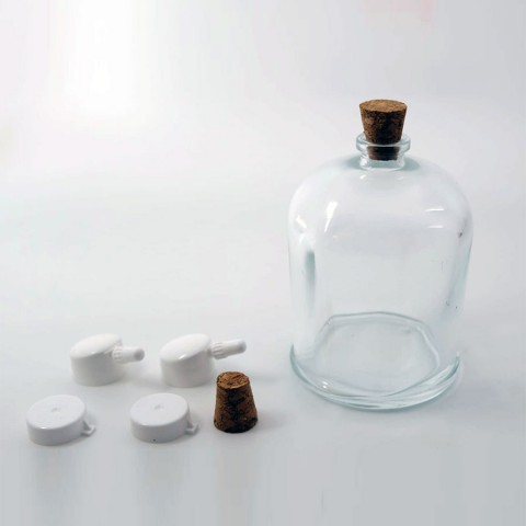FOMG-200 * 200 ml Silindir Gaga Damlalıklı Tombul Şişe