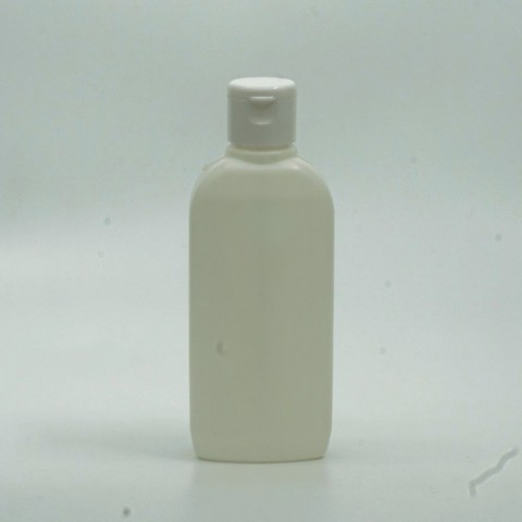 FPB-100 * 100 ml Beyaz Dikdörtgen Plastik Şişe