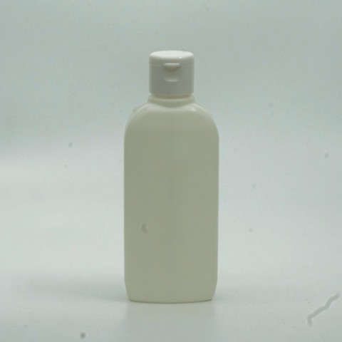 FPB-100 * 100 ml Beyaz Kare Plastik Şişe