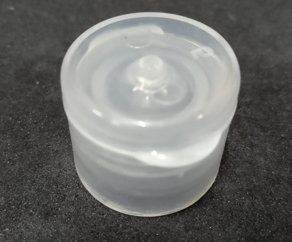 FPŞ-18 * 18/410 ml Çevirmeli Şeffaf Fliptop Plastik Kapak