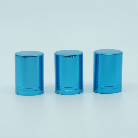 FPK-15 * 15 MM. MAVİ PARLAK METAL MAVİ KAPAK