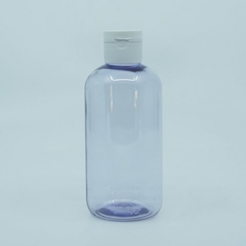 FPLS-201 * 200 ml Silindir Plastik Şeffaf Renkli (yeşil- mor-sarı) 24 ağız