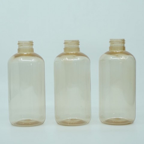 FPLS-201 * 200 ml Silindir Plastik Şeffaf Renkli (yeşil- mor-sarı) 24 ağız