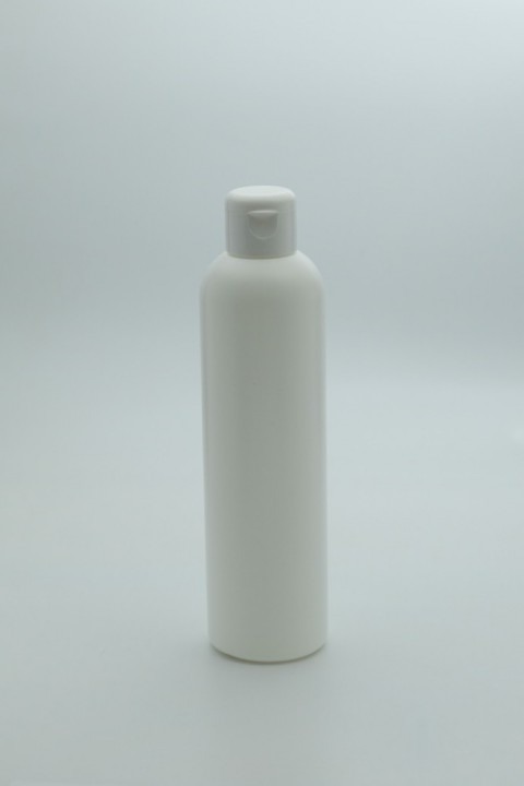 FPLS-200 * 200 ml 24/mm (ağız) Beyaz Silindir Plastik Kab