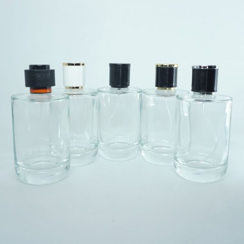 FPS-100 * 100 ml Kalın Tabanlı Silindir Parfüm Şişe