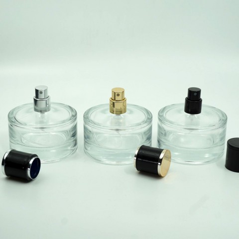 FPS-50 * 50 ml Silindir Parfüm Şişesi Sıkma Ağızlı