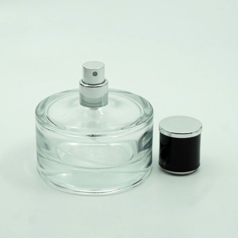 FPS-50 * 50 ml Silindir Parfüm Şişesi Sıkma Ağızlı
