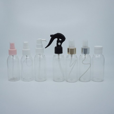 FPTE-100 * 100 ml Şeffaf Silindir 24 mm/Ağız Kalın Pet