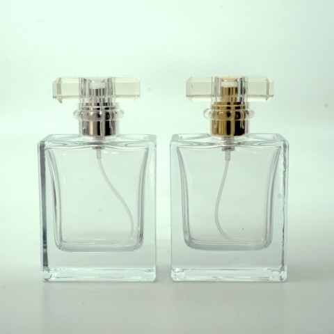 FPU-50 * 50 ml Küçük Kare Parfüm Şişesi FPU-50 * 50 ml Küçük Kare Parfüm Şişesi