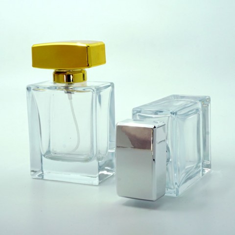 FPU-50 * 50 ml Küçük Kare Parfüm Şişesi FPU-50 * 50 ml Küçük Kare Parfüm Şişesi