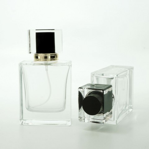FPU-50 * 50 ml Küçük Kare Parfüm Şişesi FPU-50 * 50 ml Küçük Kare Parfüm Şişesi
