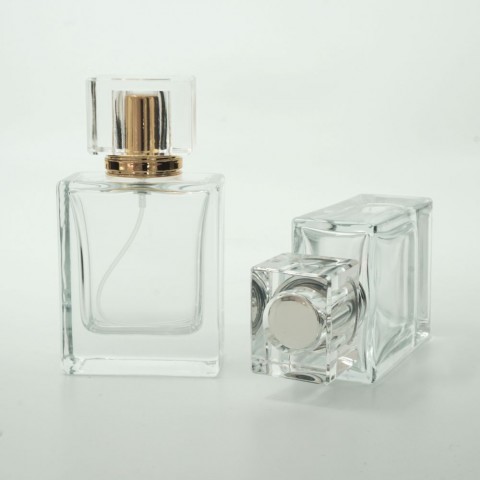 FPU-50 * 50 ml Küçük Kare Parfüm Şişesi FPU-50 * 50 ml Küçük Kare Parfüm Şişesi