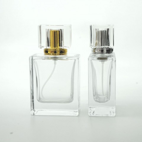 FPU-50 * 50 ml Küçük Kare Parfüm Şişesi