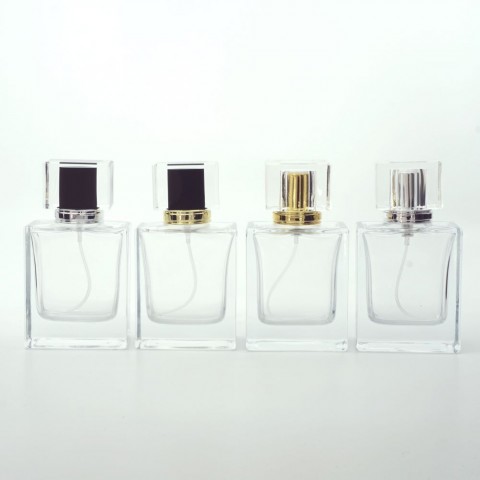 FPU-50 * 50 ml Küçük Kare Parfüm Şişesi FPU-50 * 50 ml Küçük Kare Parfüm Şişesi