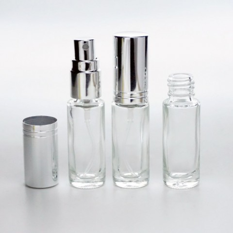 FRM-03 * 3 ML SPREY TESTER ŞİŞE, VİDALI, METAL VALF, METAL KAPAK