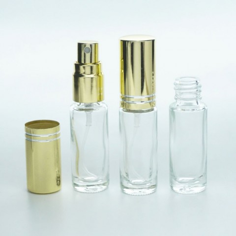 FRM-03 * 3 ML SPREY TESTER ŞİŞE, VİDALI, METAL VALF, METAL KAPAK