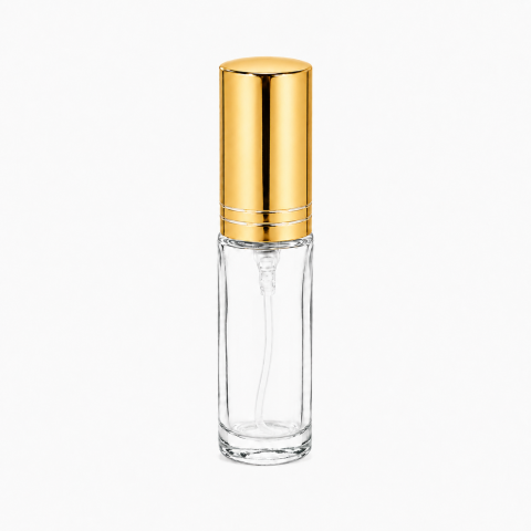 FRM-05 * 5 ML SPREY TESTER ŞİŞE, VİDALI, METAL VALF, METAL KAPAK
