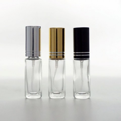 FRM-05 * 5 ML SPREY TESTER ŞİŞE, VİDALI, METAL VALF, METAL KAPAK