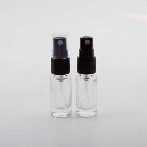 FRP-03 * 3 ML SPREY TESTER ŞİŞE, VİDALI, PLASTİK VALF, PLASTİK KAPAK