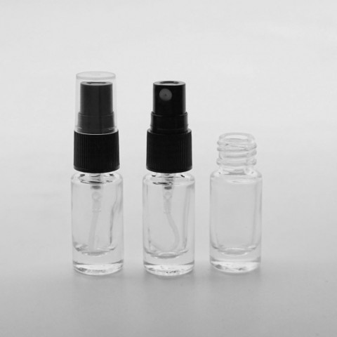 FRP-03 * 3 ML SPREY TESTER ŞİŞE, VİDALI, PLASTİK VALF, PLASTİK KAPAK