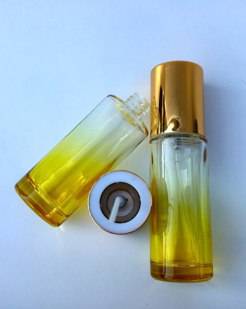 FSA-20 * 20 ml Şeffaf Silindir Parfüm Şişesi