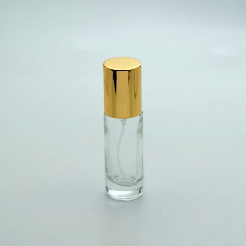 FSA-20 * 20 ml Şeffaf Silindir Parfüm Şişesi