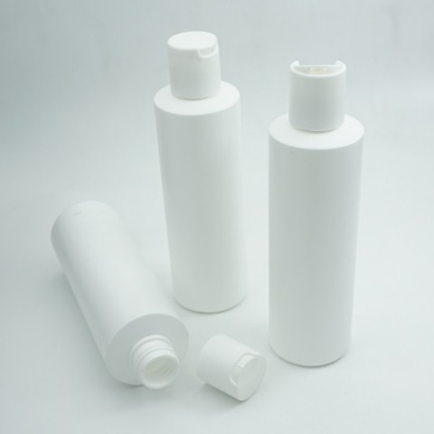 FSAM-200 * 200 ML BEYAZ PLASTIK SİLİNDİR 24 MM AĞIZ FLİPTOP KAPAKLI