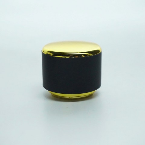 FSKBG-15 * 15 MM KOLAY KAPAMA SİYAH PLASTİK GOLD BÜYÜK SİLİNDİR KAPAK