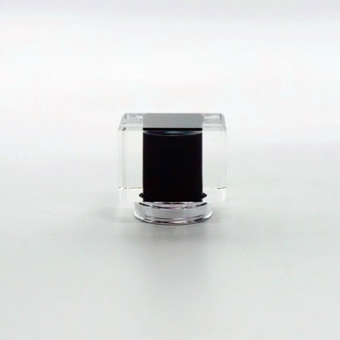 FSKV-15 * 15 MM KOLAY KAPAMA KARE SURLYN GÜMÜŞ KAPAK