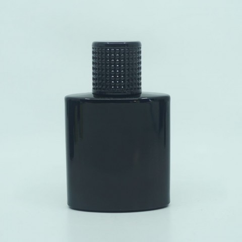 FSPB-50 * 50 ML ÖZEL SİYAH ELİPS MODEL PARFÜM ŞİŞESİ