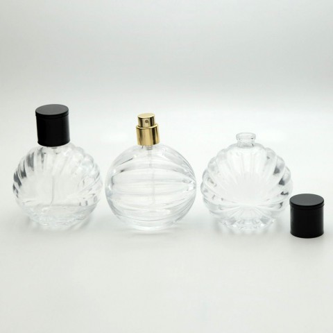 FTD-100 * 100 ml Top Desenli Parfüm Şişesi FTD-100 * 100 ml Top Desenli Parfüm Şişesi