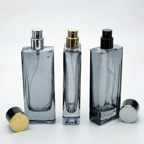 FTS-50*50 Ml. Siyah Boyalı Tower Model Parfüm Şişe FTS-50*50 Ml. Siyah Boyalı Tower Model Parfüm Şişe