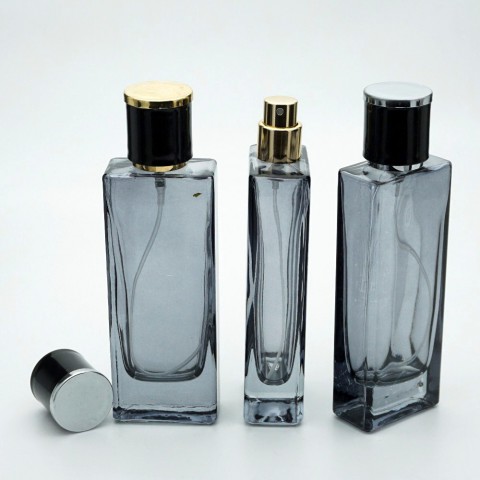 FTS-50*50 Ml. Siyah Boyalı Tower Model Parfüm Şişe FTS-50*50 Ml. Siyah Boyalı Tower Model Parfüm Şişe