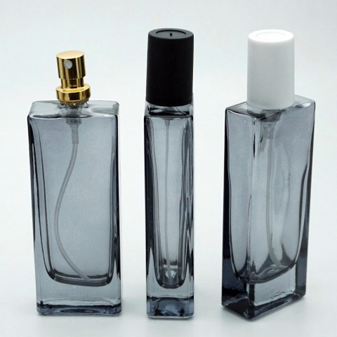 FTS-50*50 Ml. Siyah Boyalı Tower Model Parfüm Şişe FTS-50*50 Ml. Siyah Boyalı Tower Model Parfüm Şişe