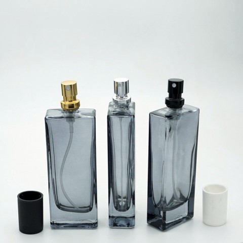 FTS-50*50 Ml. Siyah Boyalı Tower Model Parfüm Şişe FTS-50*50 Ml. Siyah Boyalı Tower Model Parfüm Şişe